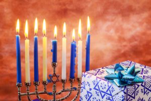 66330885 - jewish holiday hanukkah star of david hanukkah menorah